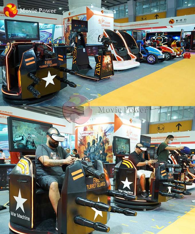 Electric System 9D VR Shooting Game Machine War Battle Max Load 150kg 1