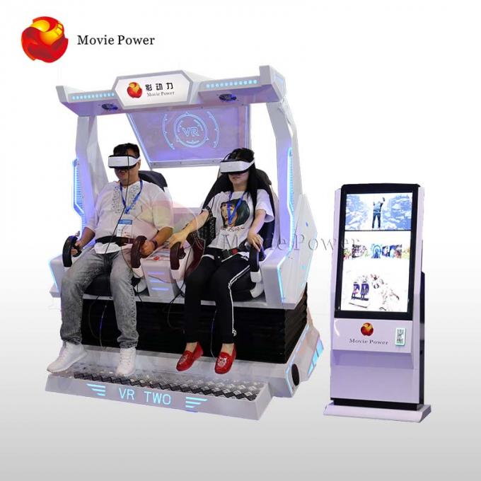 Steel Material Virtual Reality Simulator 2 Seats Cinema 9d Vr Machine 0