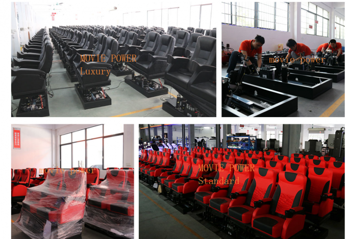 Simulador Motion Chairs 100 Pieces 4D Cinema Equipment CE Certificate 1
