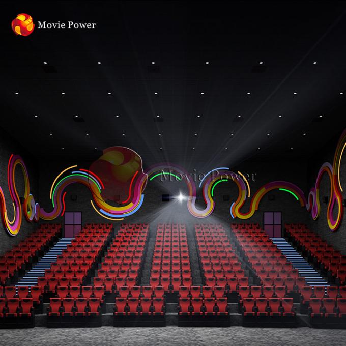 Theme Park 4D Motion Cinema Chairs 4D Movie Theater CE Certificate 0