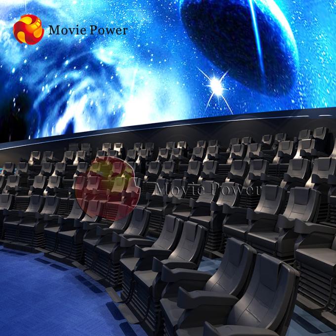 Theme Park Cinema Whole Solution Dynamic Dome 4D Motion Seat 0
