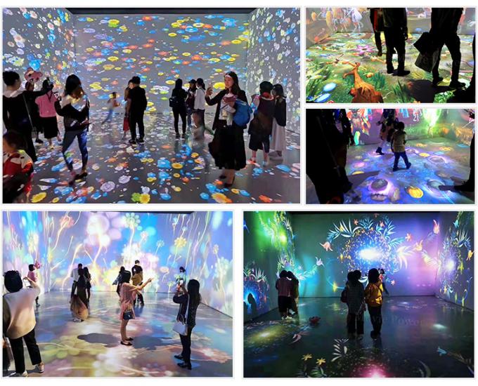 AR Interactive Wall Holographic Indoor Romantic Immersive Projector 16 Games 0