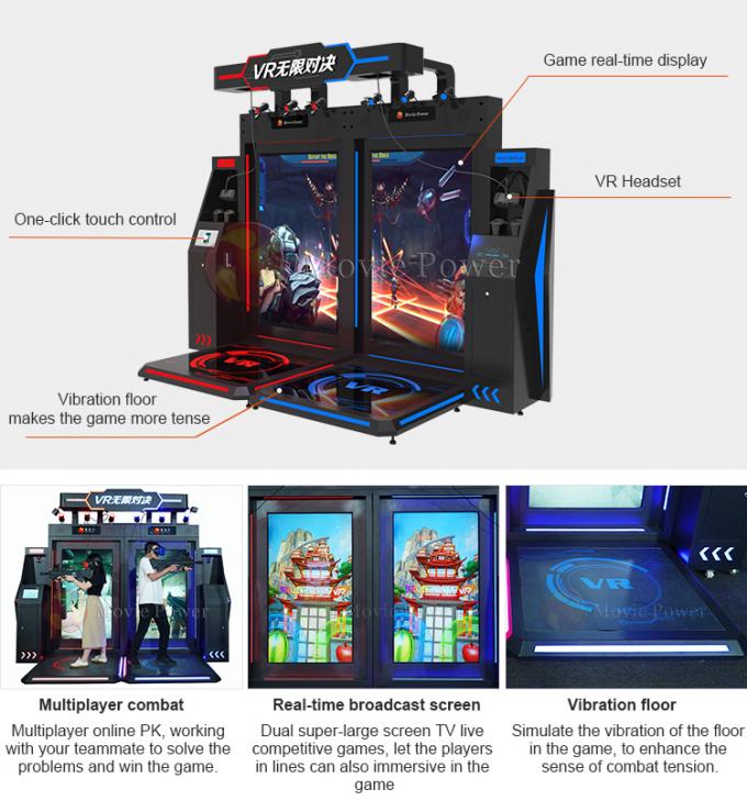 Amusement Indoor Games Equipment 2 Players 9d Vr Interactive Shooter Gaming Machine 0