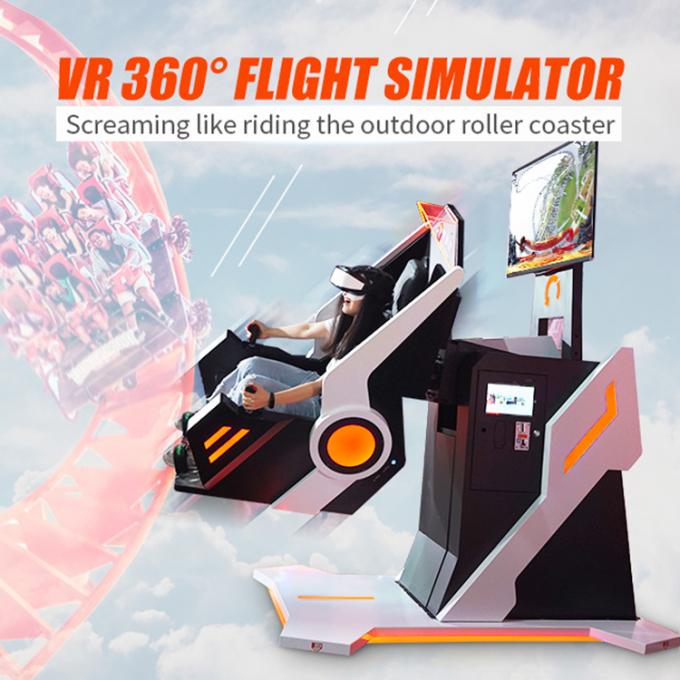 Amusement Park 360 Degree VR Roller Coaster Flight Simulator 0