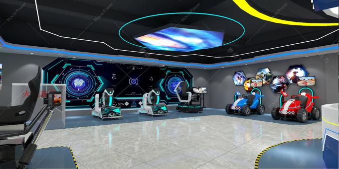 High Profit Indoor Interactive VR Roller Coaster Simulator Machine 1