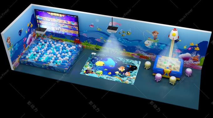 Children Immersive Multiplayer Interactive 3D Wall Projection Games 0