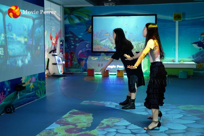 Amusement Park Entertainment Interactive 3d Hologram Floor Kids Game System 0