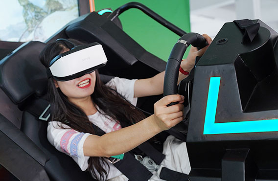 Immersive Projection Indoor VR Roller Coaster 360 Simulator Amusement Game Machine 0