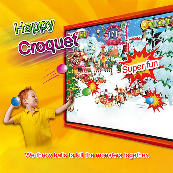 Magic 3d Interactive Wall Projection Games Ball AR Hitting Amusement 0