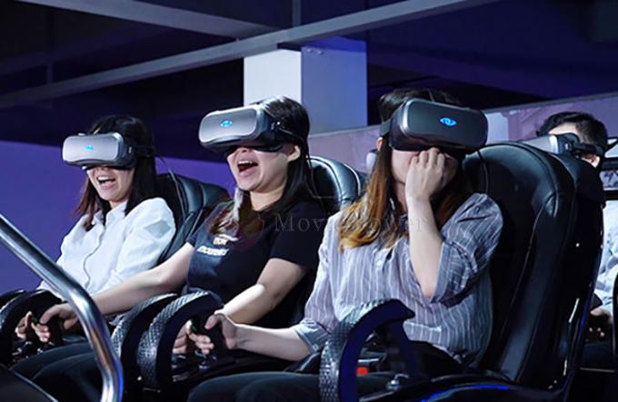 Roller Coaster Amusement 6 Seaters 9D virtual reality game equipment 1