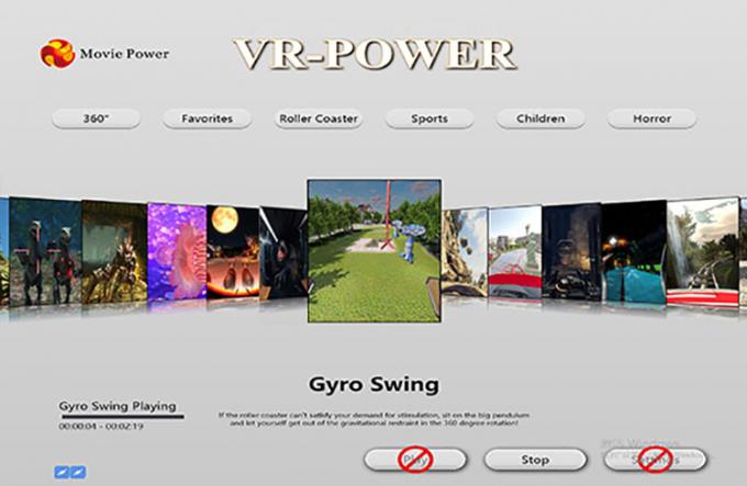 Movie Power 9D VR Cinema Simulator 4 Person Roller Coaster Virtual Reality Arcade Game Machine 1