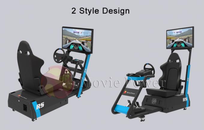 Small Home Gaming Hydraulic VR Racing Simulator Car Driver Equipment 0.5KW 3