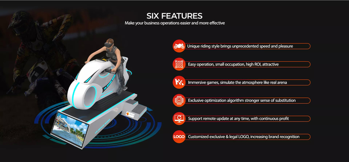 1 Seat 9d Game VR Racing Simulator Space Wheel Vr Motor Cinema 2