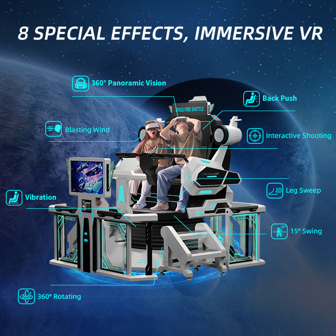 Vr Arcade Game Machine 360 Degree Rotating 9d Vr Cinema 4