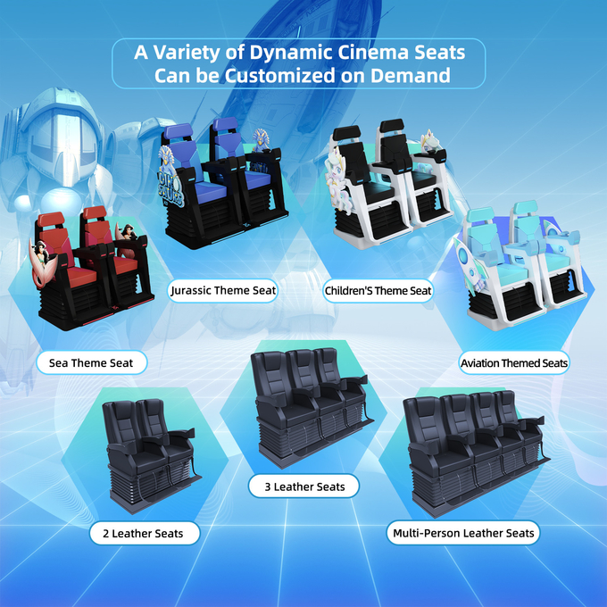 4d 5d 7d 9d 6d Theater With Multi Seats VR Motion Cinema Chair Equipment 5