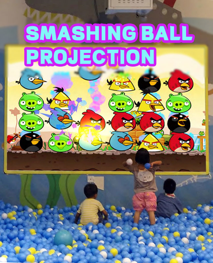 Kids Indoor Playground Park 3D Interactive Ball Game Big Floor Wall Projection Games 0
