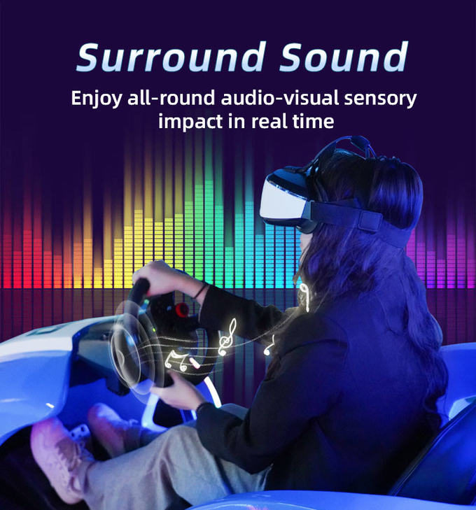 9D Kids Car Racing Game VR Driving Simulator For Amusement Park 5