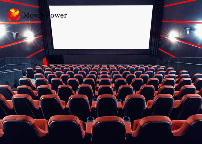 100 Seats 4D motion Theater Genuine Leather + Fberglass Material 1