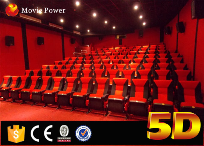 Theme Park 5D Movie Theater 3dof Platform Electric Or Hydraulic Supply 0