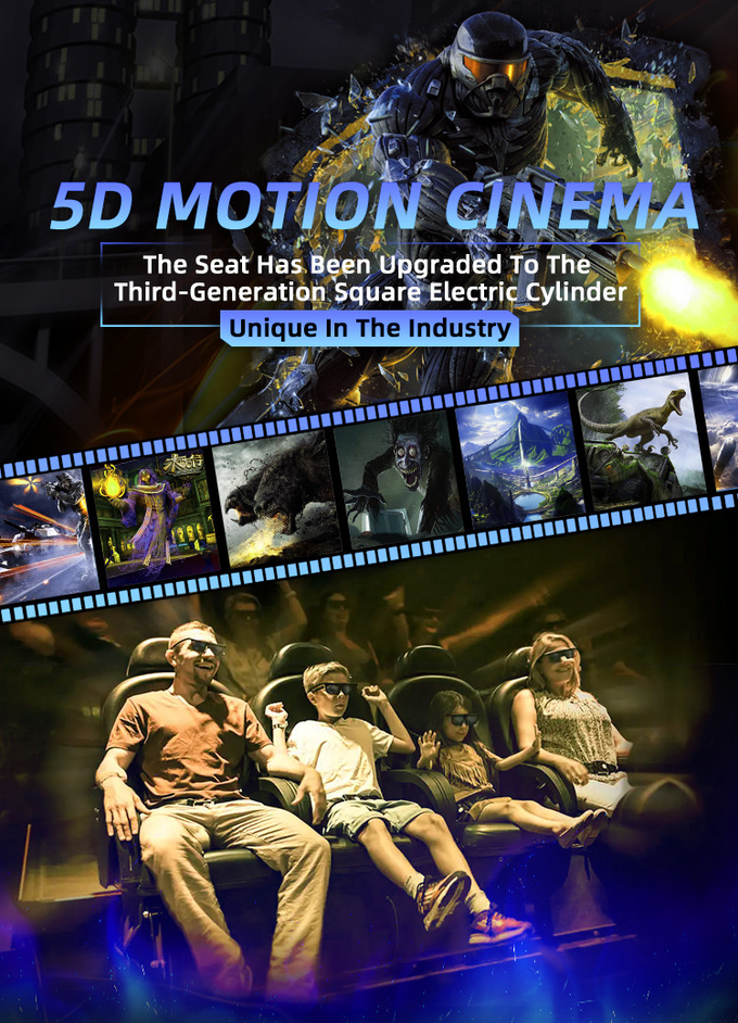4d 5d 7d 9d 6d Theater With Multi Seats VR Motion Cinema Chair Equipment 0