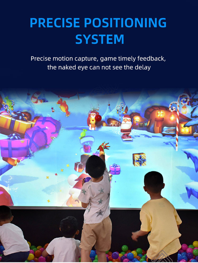 15pcs AR Children Interactive Projector Games AR Magic Ball Interactive Projection Wall Game 2