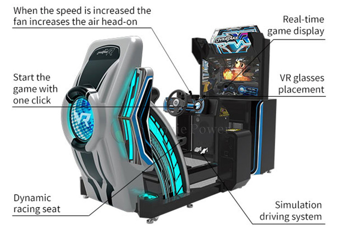 9d Vr Game Machine Car Racing Simulator  For Virtual Reality Theme Park 7