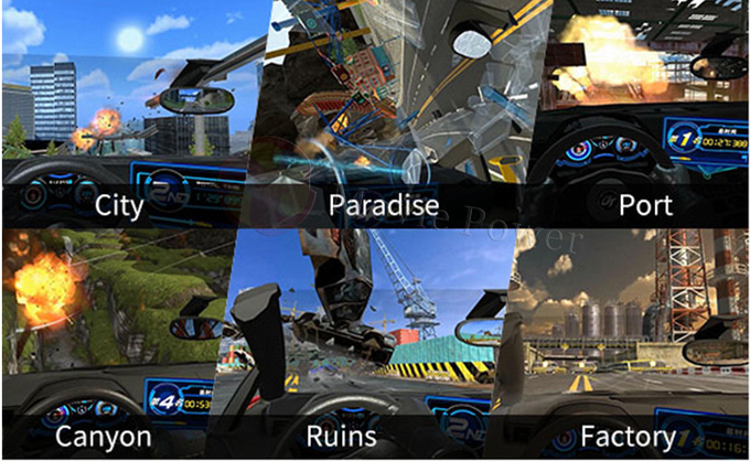 9d Vr Game Machine Car Racing Simulator  For Virtual Reality Theme Park 3