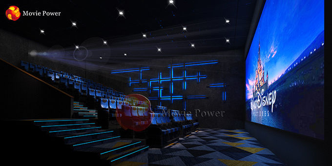 6 Dof Electric Platform XD 5D Movie Theater Seats For Shopping Mall 0