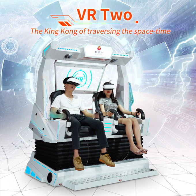 Small Business Dynamic Effect 9D VR Cinema 2 Seats Virtual Reality Machine 0