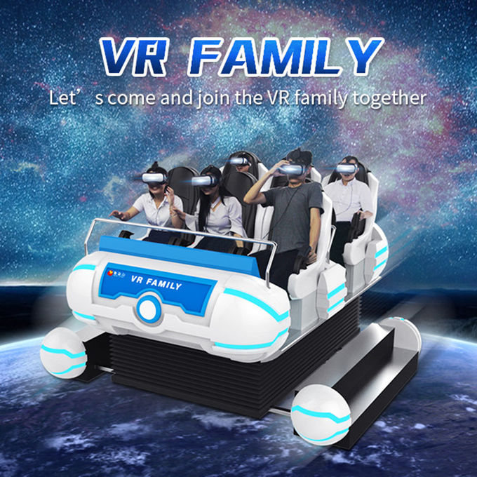 Small Business Ideas Equipment 6 Seats Family 9d Virtual Reality Cinema Machine Simulator 0