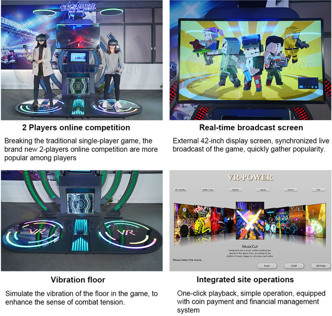 Music Training Simulator Arcade Machine Interactive Full Motion Flight VR Music Dance Game 4