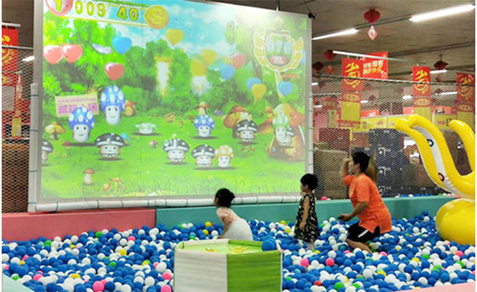 Kids Entertainment Interactive Projector Children Theme Park Ball Pool Zorbing Ball Gaming Equipment 0
