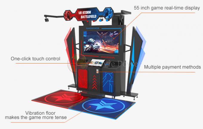 Infinity Battle VR Shooting Games Multiplayer 9d Shooter Simulator Gun Arcade Game For Commercial 2