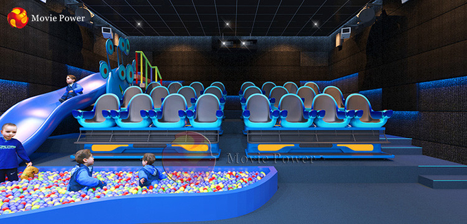 Kid Amusement Theater Ocean Theme Cinema 4d 5d 7d XD Cinema for Shopping Mall 0