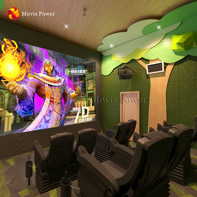 Entertainment 9D VR Simulator 5D Cinema System Motion Chair VR Equipment Theme 5D Movie Theater 0