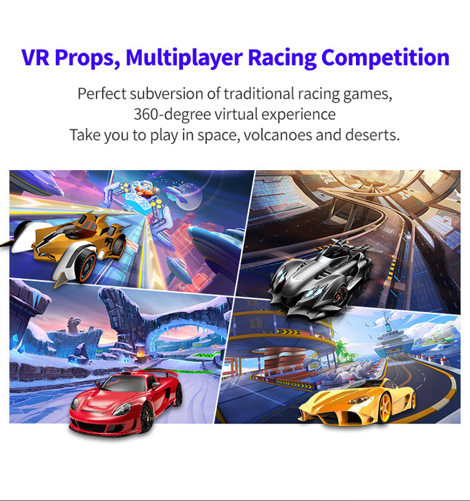 Virtual Reality 9D F1 Racing Game Simulator 1 Seat Coin Operated 1